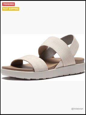 Platform Sandals with Arch Support Backstrap Elastic Walking Shoes